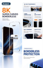 Xmart 8K Borderless Curved Glass