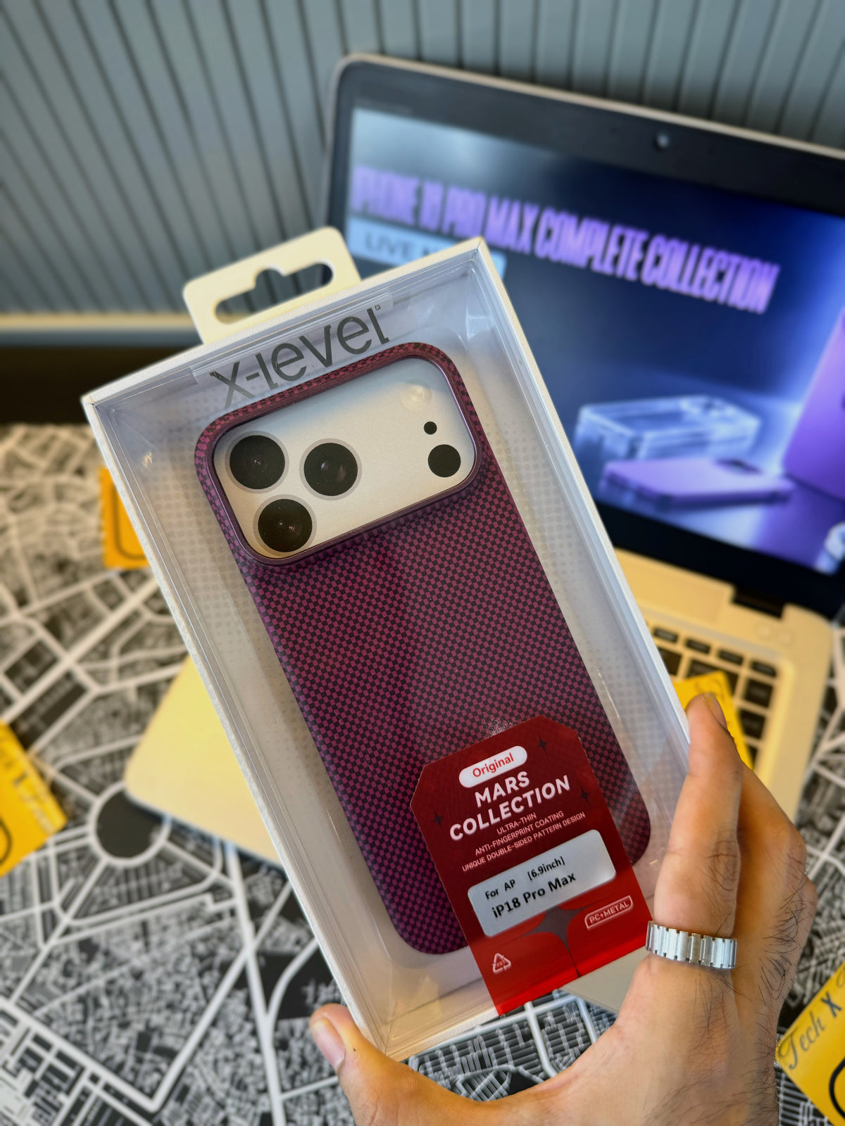 X-Level Mars Carbon Magsafe Case-18 Series