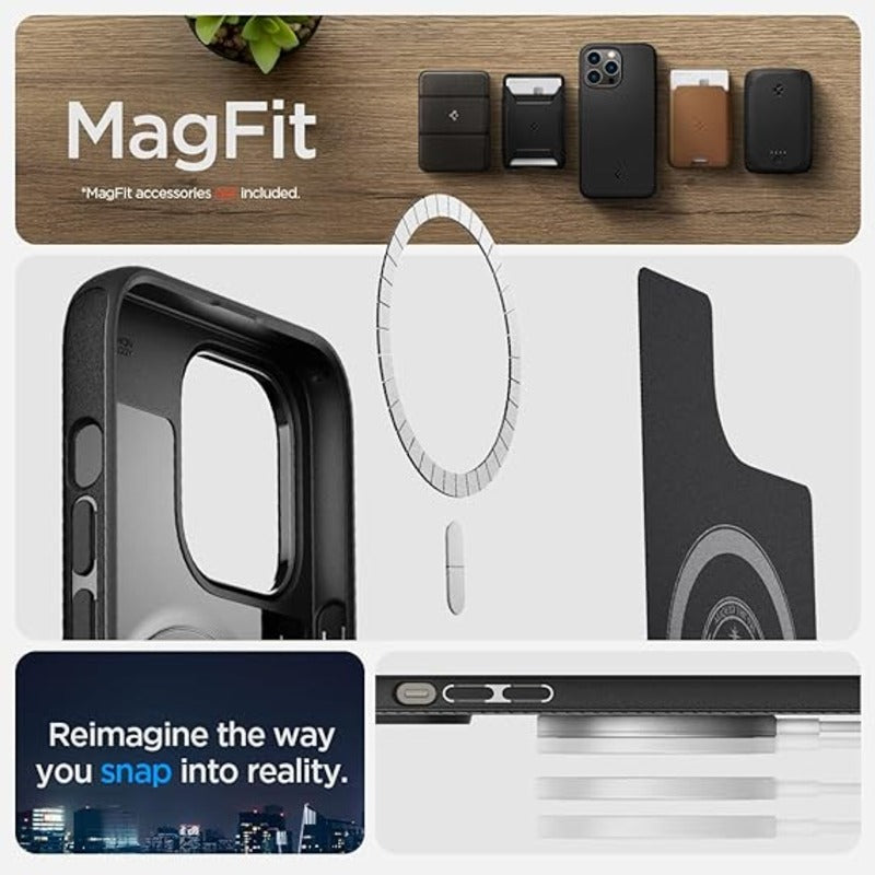 Spigen Iphone Mag Armor Case- Matte Black