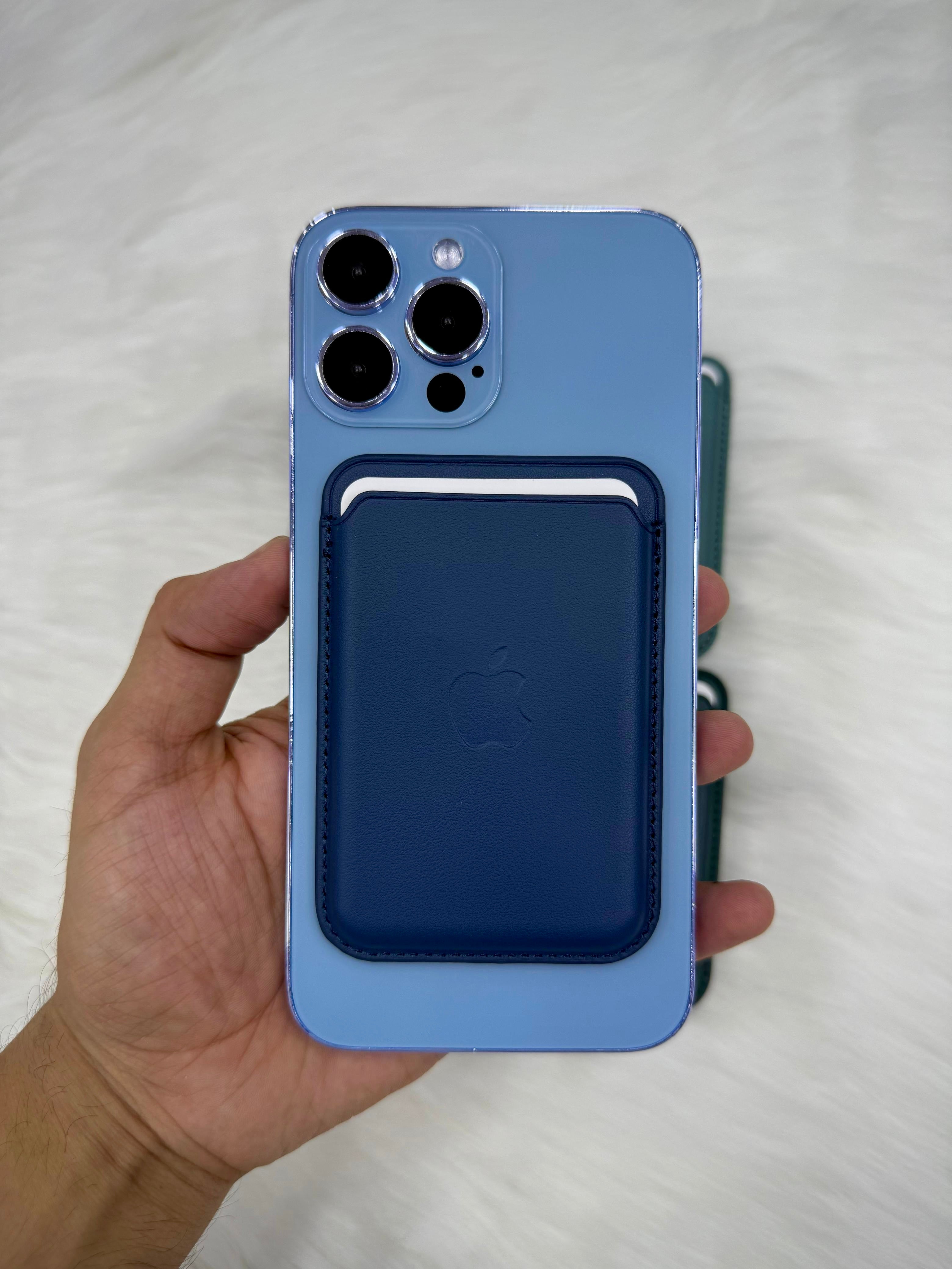 Pacific Blue Leather Magsafe Baltic Blue Iphone 12 Pro Leather