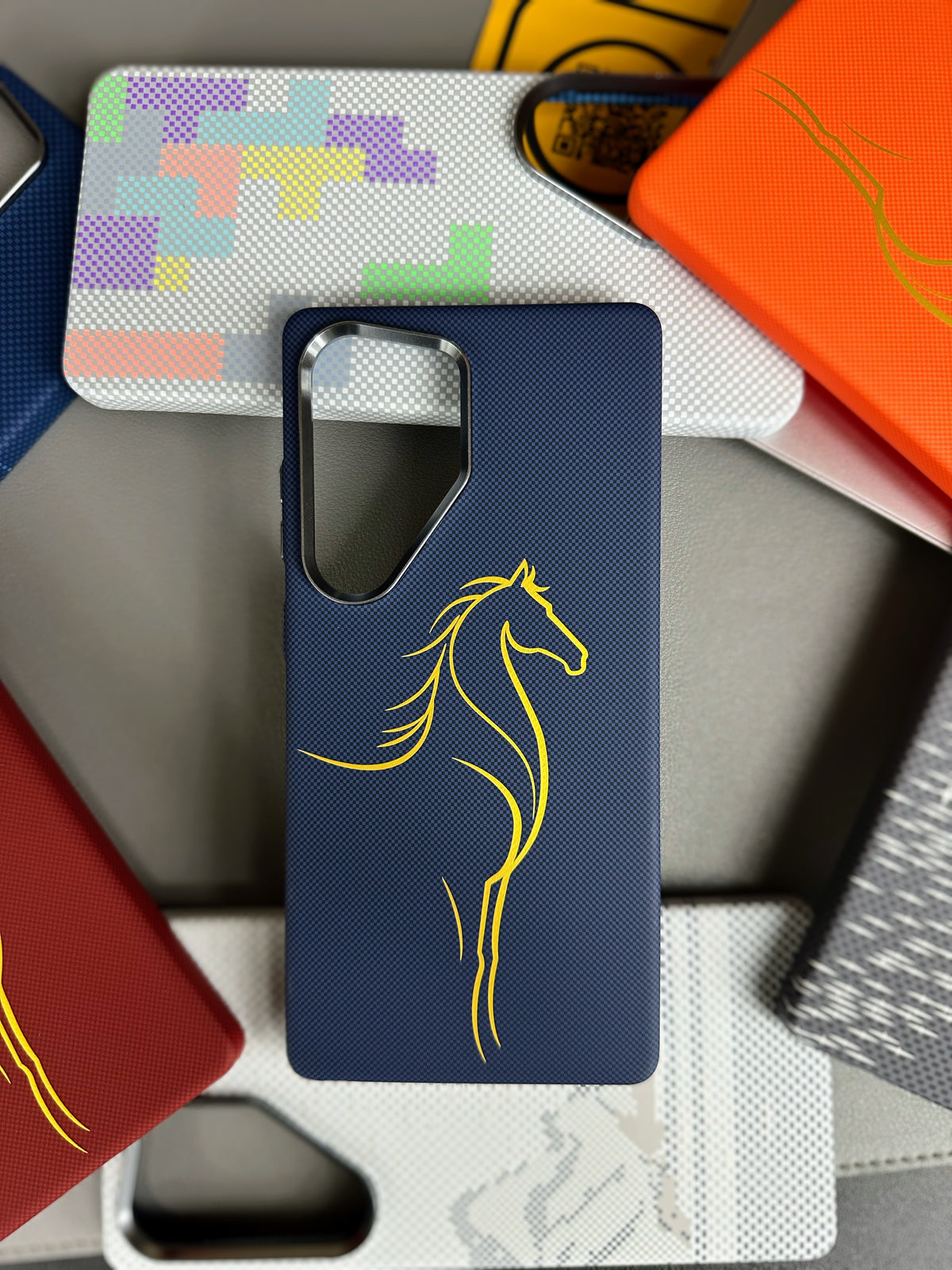Luxo Pitaka Blue Stallion-S25, S26 Ultra
