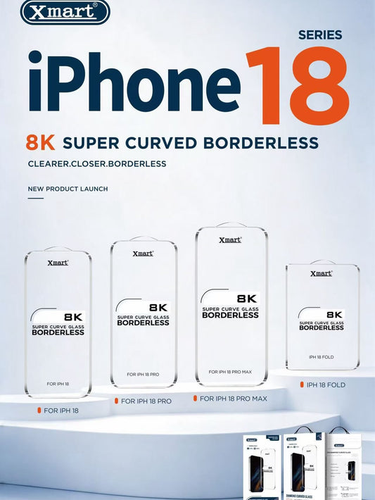Xmart 8K BorderLess Clear HD Glass-18 Series