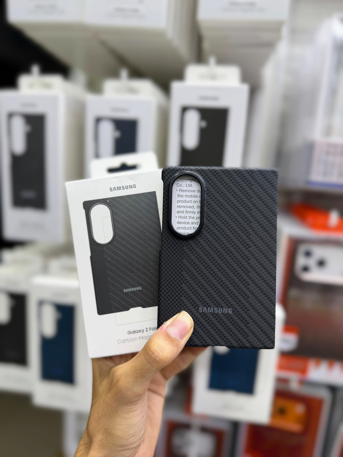 Samsung Official Carbon Patterned 3-Fold 8