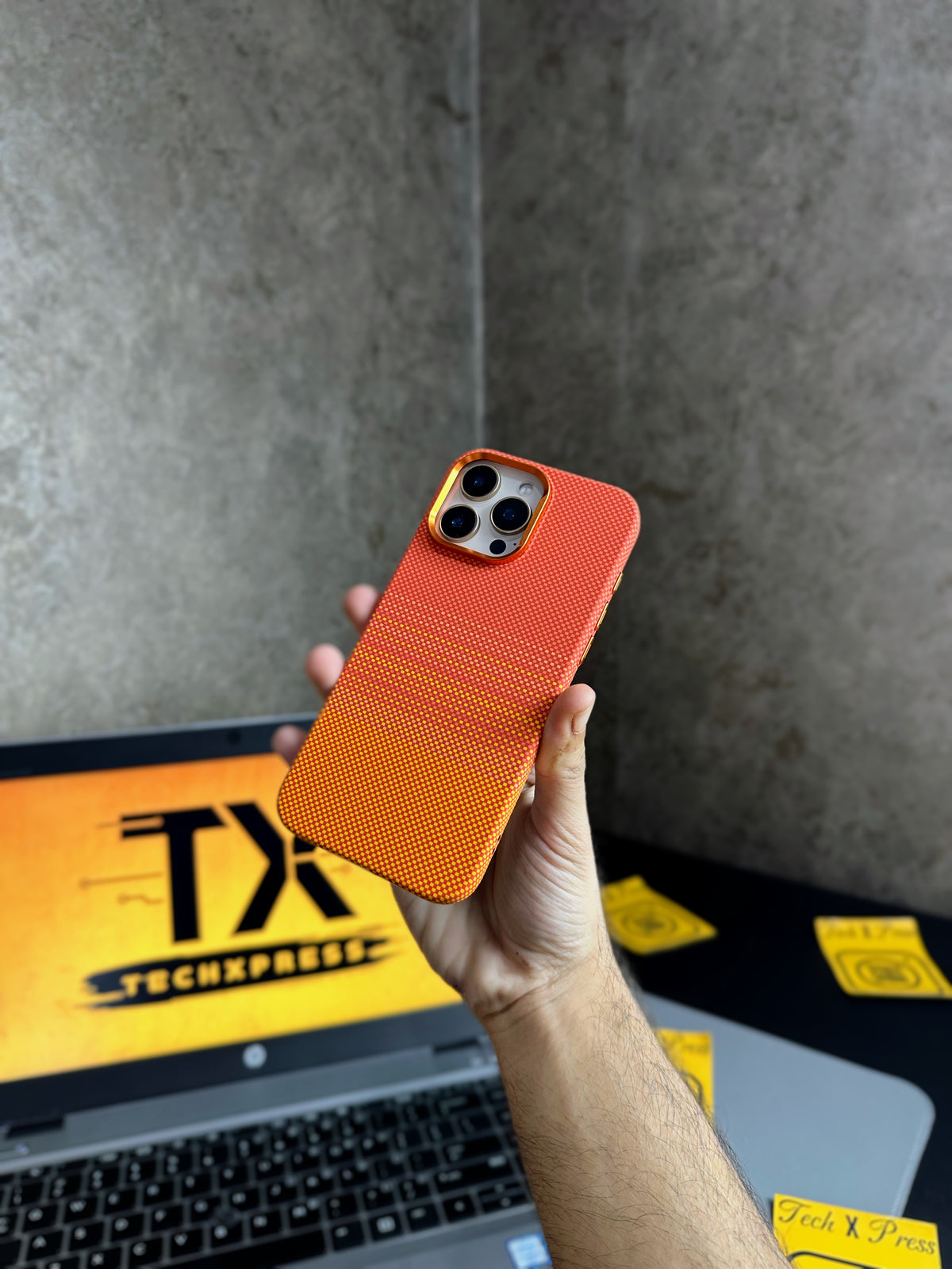 Luxo Life Case- Orange Sunset-16 Pro Max