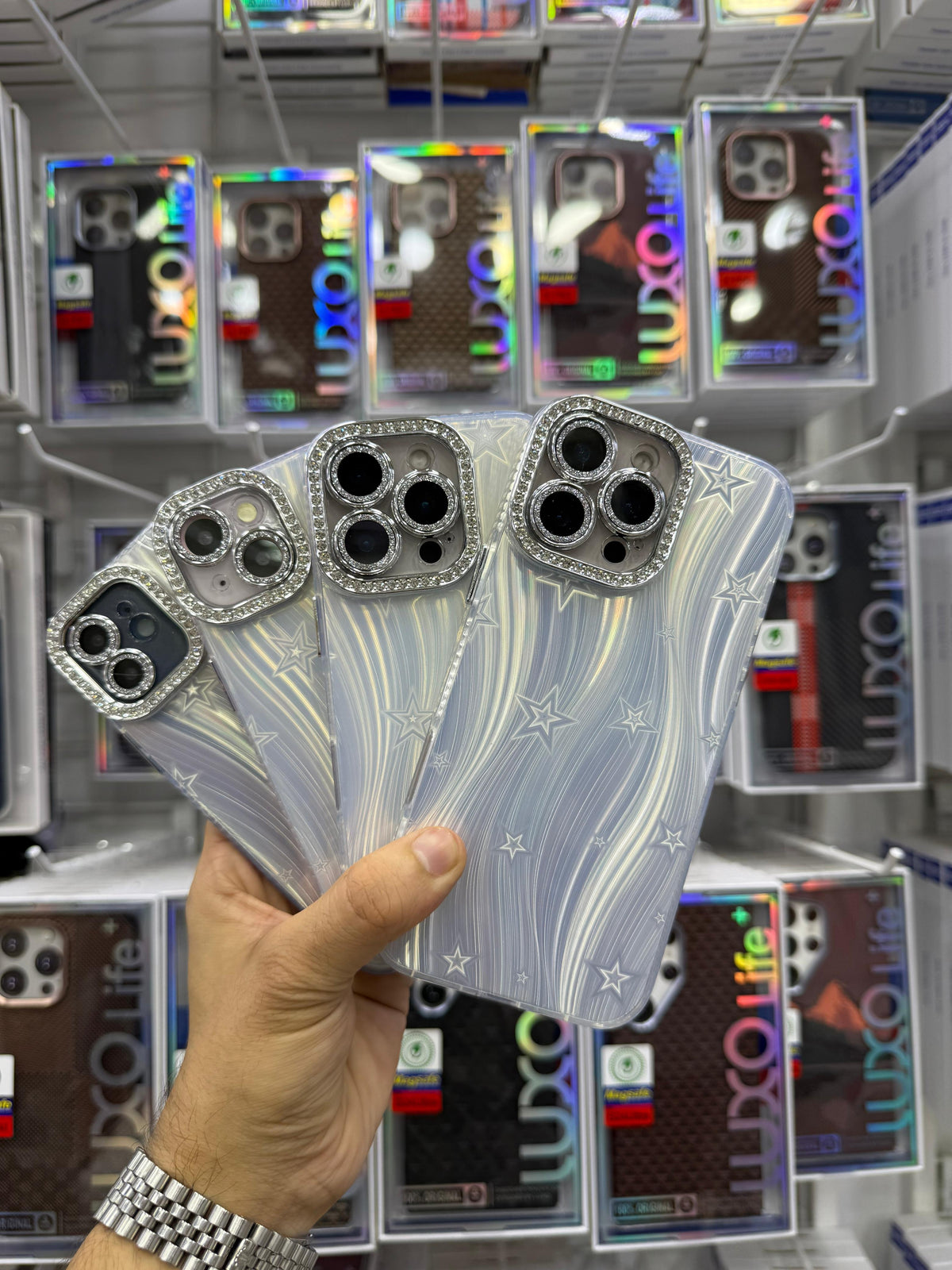 Star Glitter Lens Case