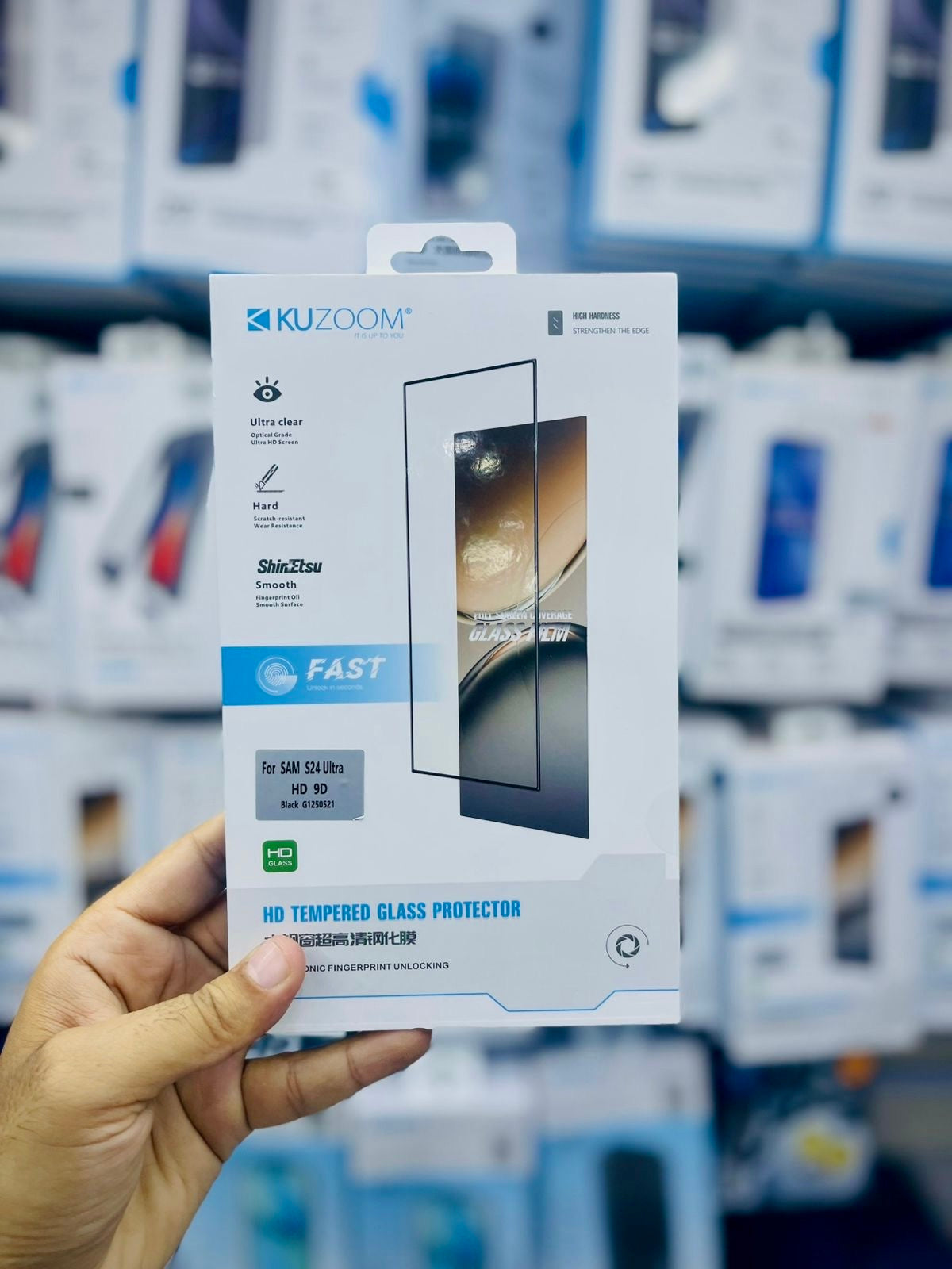 Kuzoom Clear Tempered Glass-Samsung Series
