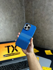 Luxo Life Case- Navy Blue Mountain 4K 16 Pro Max