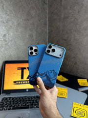 Luxo Life Case- Blue Fields-16 Pro Max
