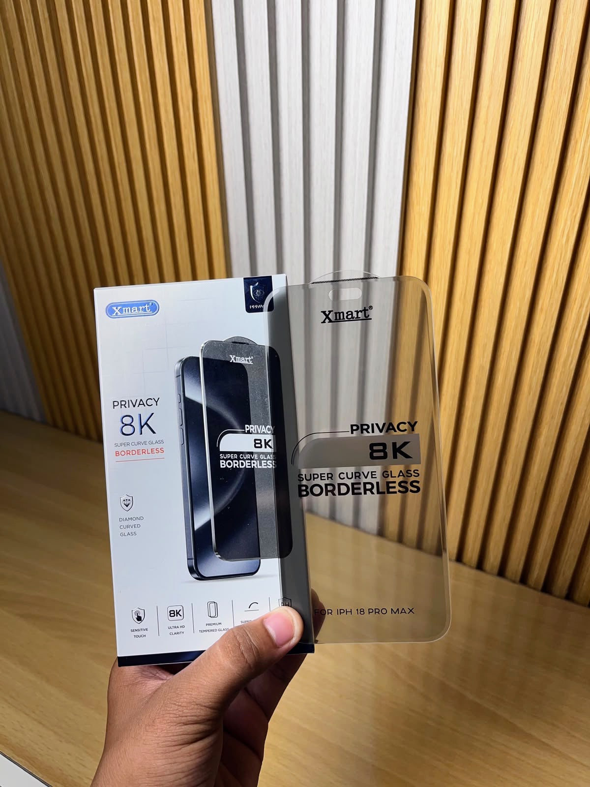 Xmart 8K Borderless Privacy Glass-18 Series