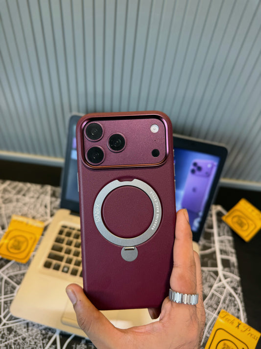 X-Level Leather With Stand Case-18 Series