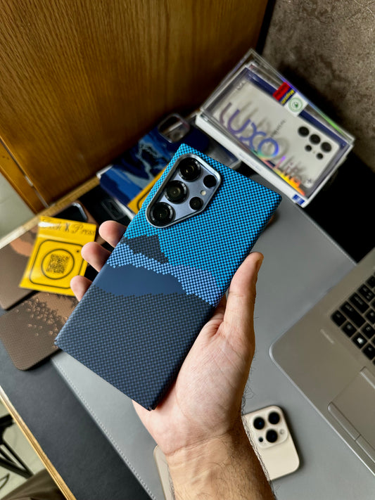 Luxo Life Case- Blue Mountain 3D-Samsung Series
