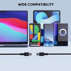 Aukey Circlet Nylon Braided 60w USB C to C Cable – CB-NCC1 at TechXpress