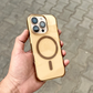 Apple Clear Desert Titanium Case
