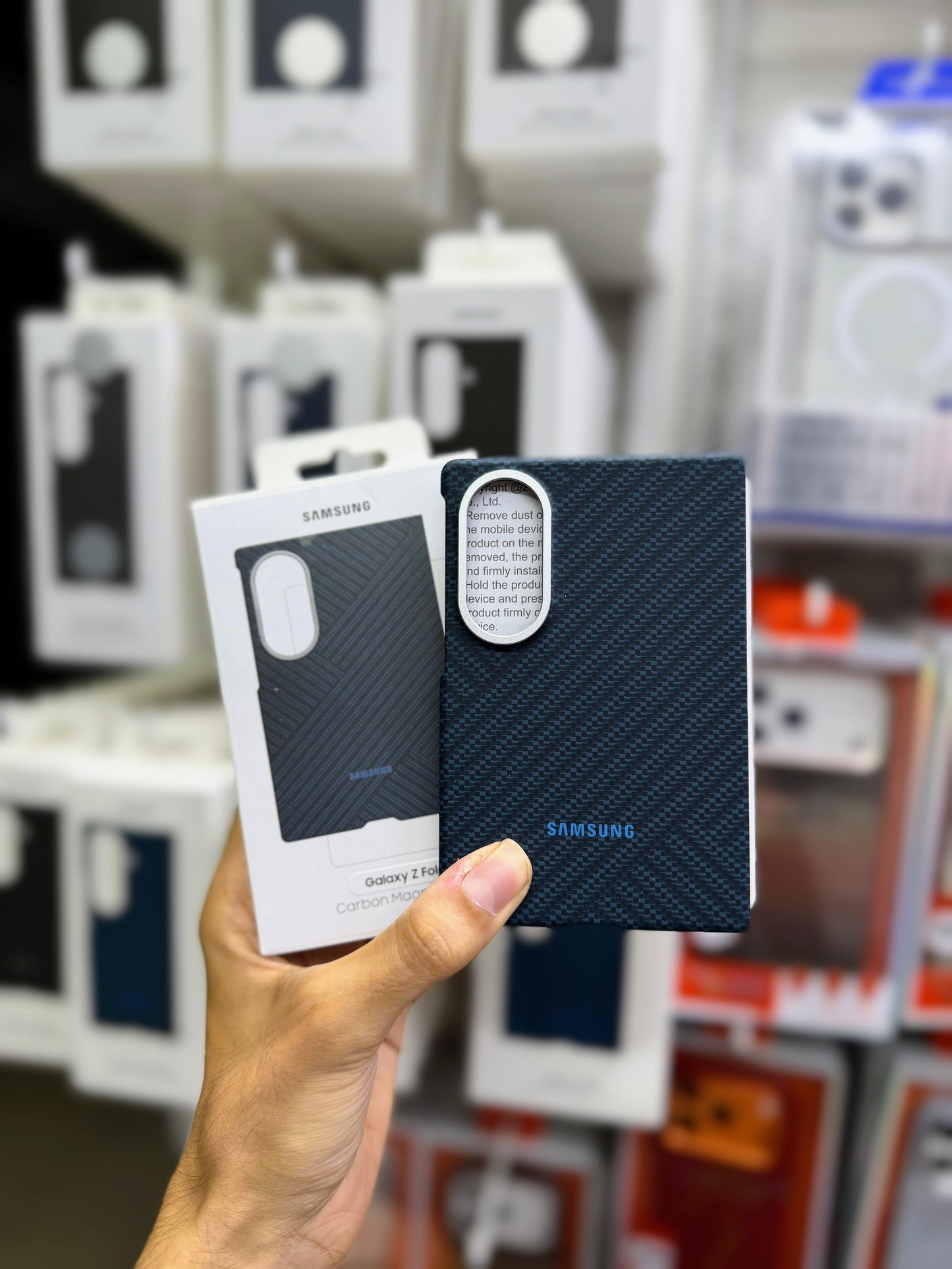 Samsung Official Carbon Patterned 2-Fold 8