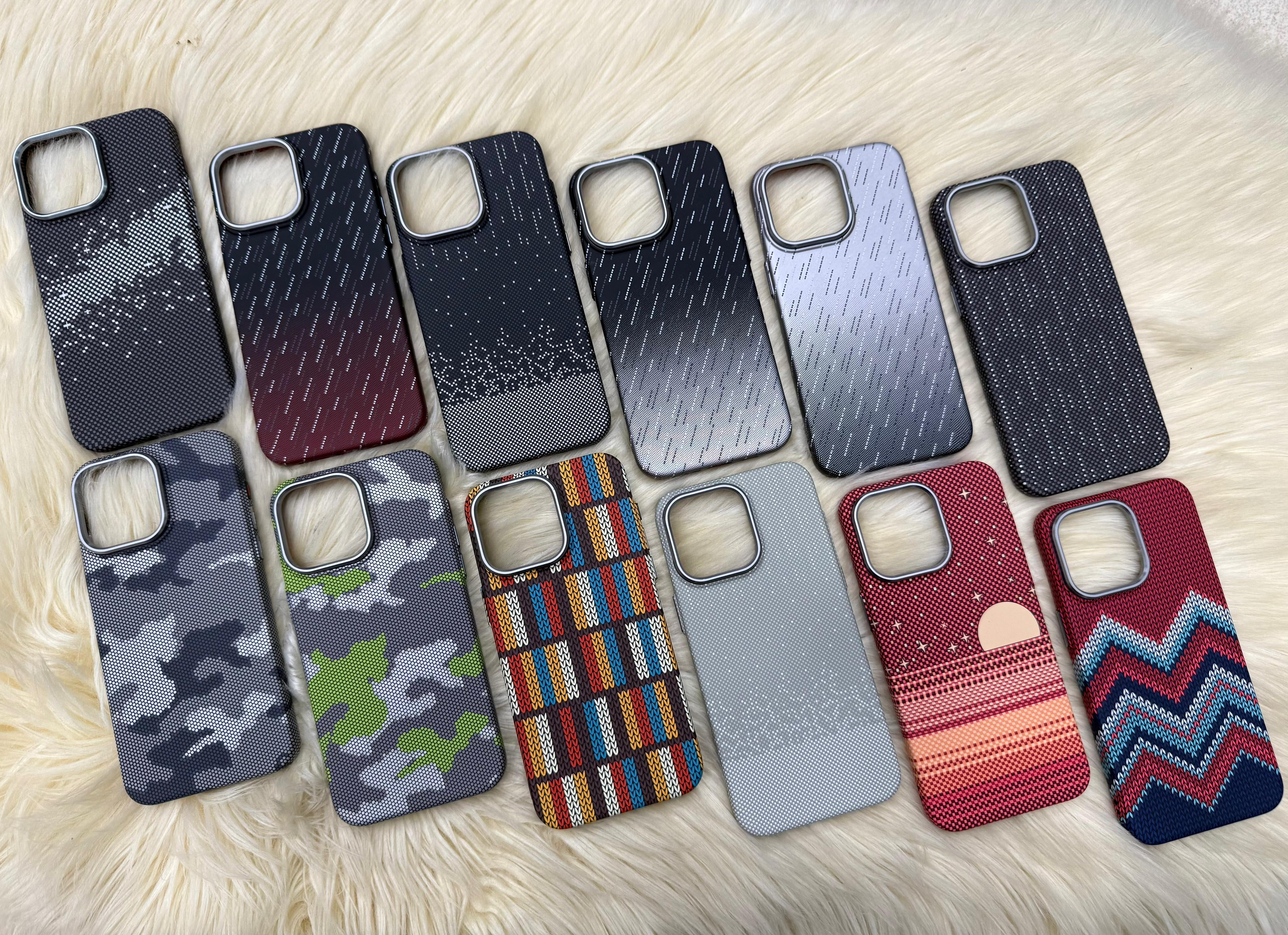 Luxo Life Case-Grey Dotted