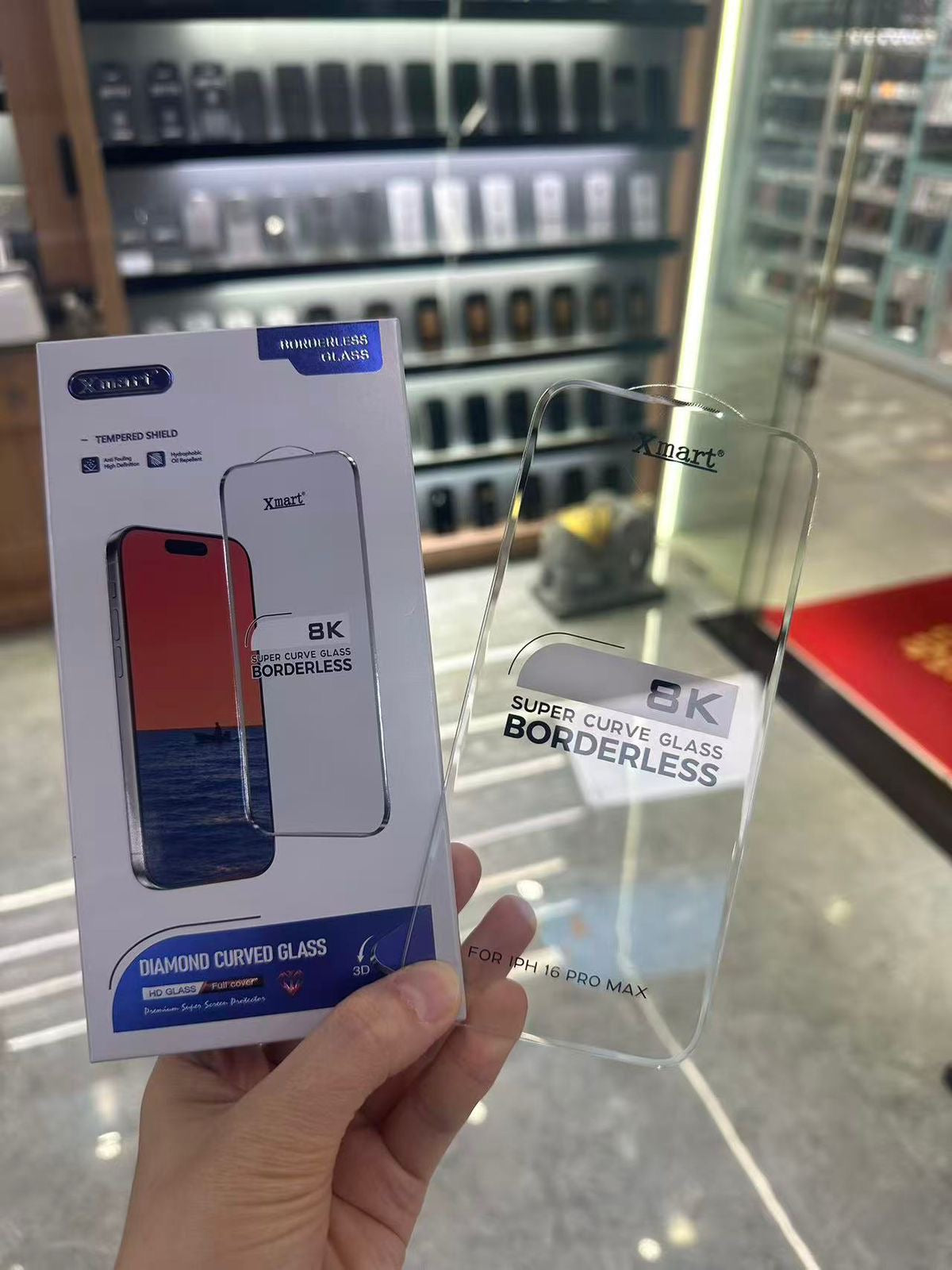 Xmart 8K Borderless Curved Glass