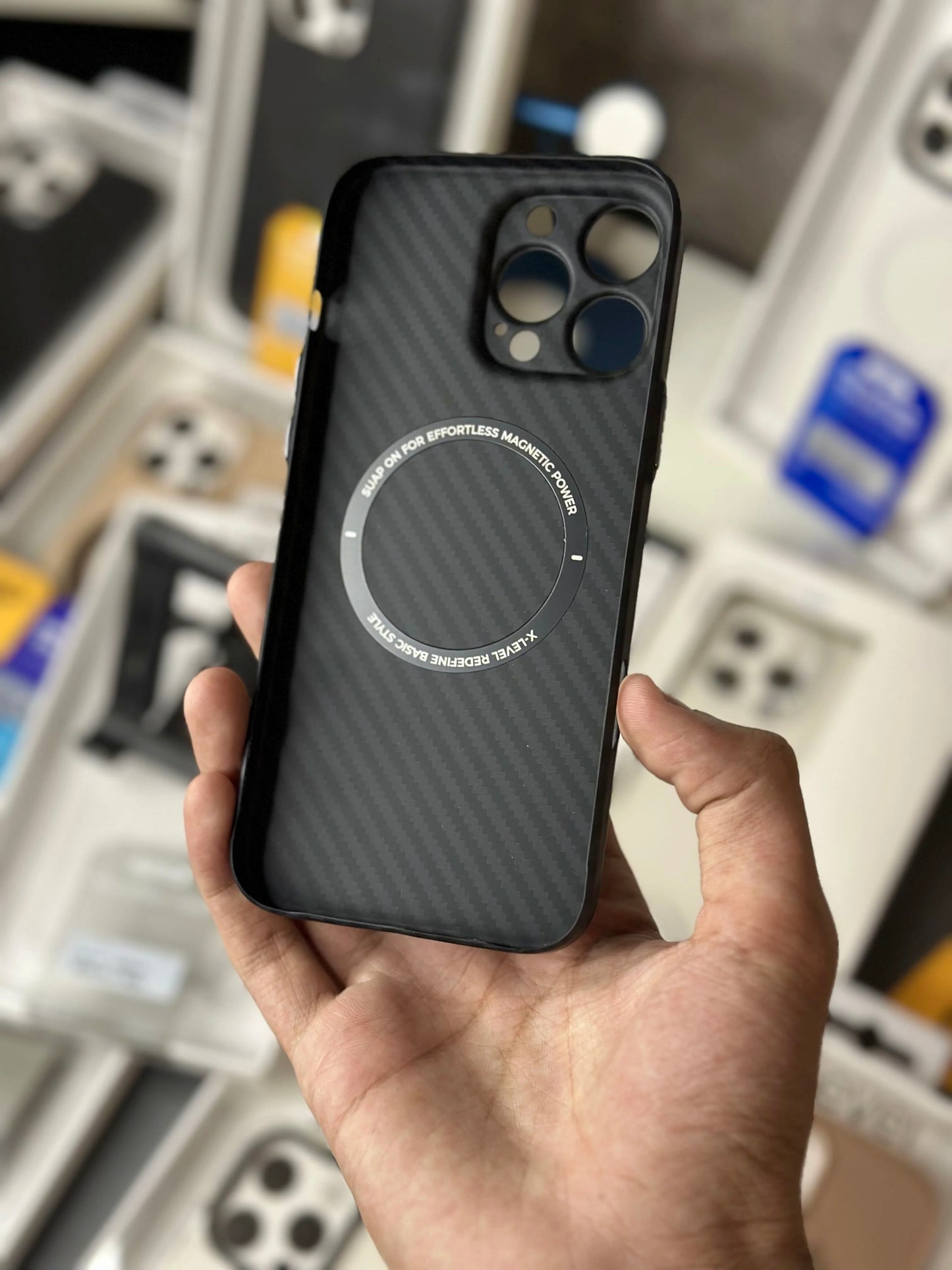 X-Level Slim Carbon Fiber Case