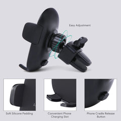 Aukey HDC48 Car Air Vent Phone Holder Strong Suction Easy One Touch Lock/Release