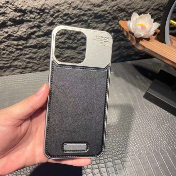 Metal MagSafe Perfume Leather Case