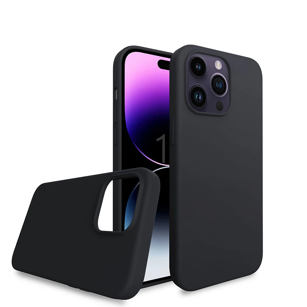 Aukey PC-GJ10C Iphone Silicone Magnetic Liquid MagSafe Phone Case-Midnight