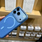 Kzdoo Glacier Blue Matt Guard Magsafe Case-18 Series