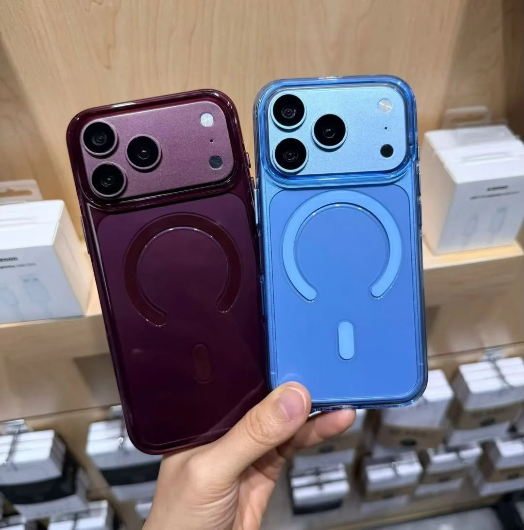Kzdoo Ice Guard Coloured Clear Magsafe Cases-18 Series